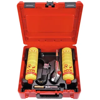 Rothenberger SUPER FIRE 3 HOT BOX, 7/16"-EU, Sprachversion A, neues MAPP Gas