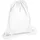 Bio Baumwoll Turnbeutel Sportbeutel white 37 x 46 cm
