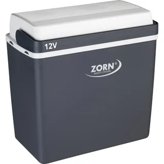 Zorn Kühlbox elektrische ZA24 12V Anschluss Auto & Caravan grau/weiß 21,9 L