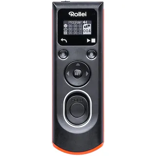 Rollei Kabelfernauslöser für Nikon – erlaubt die Fernauslösung, Langzeitbellichtungen, Serienbild und Zeitintervall Aufnahmen Ihrer Canon DSLM/DSLR Kamera, OLED-Display beleuchtet, 28116
