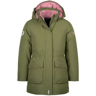 TROLLKIDS Alesund Coat Jacke - Dusky Olive / Mauve - 92 cm