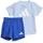 Essentials Kids Set JC9641 glow blue/white 98 in Blau GLOBLU/WHITE