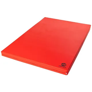 JEFlex Turnmatte 200 x 100 x 8 cm ROT/SCHWARZ Weichbodenmatte - rot