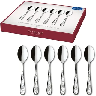 Villeroy & Boch Kaffeelöffel Toy's Delight 6tlg. Edelstahl Silber
