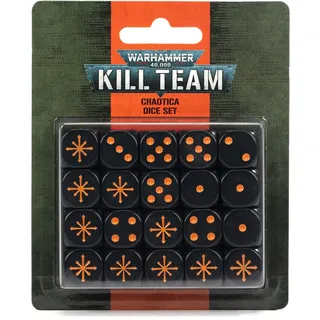 Games Workshop Warhammer Chaotica-Würfel-Set, 40 K, Kill Team