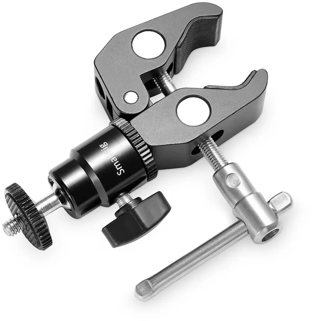 1124 Super Clamp Halterung mit 1/4" Schraube-Kugelkopf