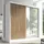 2-türig Schrank 200 cm mit Spiegel Weiß