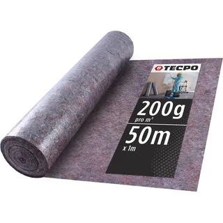 TECPO Malervlies 50m Lang 1m Breit 200g/m2