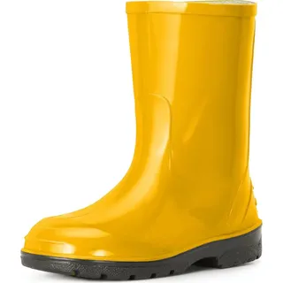 Ladeheid Kinder Mädchen Jungen Gummistiefel Regenstiefel für und LA-939 (Gelb, 22 EU) - 22