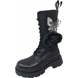 GIO+ Schnürstiefel Schwarz | 39