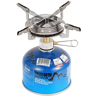 Decdeal Outdoor Faltbarer Gasherd leichter tragbarer Camping Wandern Picknick, Kochherd