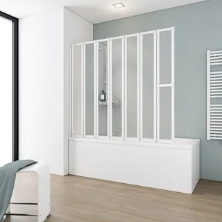 Schulte Badewannenaufsatz Weiß Softline hell 159 x 140 cm