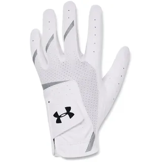 Under Armour Iso-Chill Golf Glove white -metallic silver black L Short