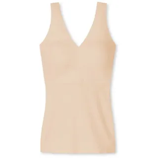 SCHIESSER Damen Trägertop mit herausnehmbaren Pads - Invisible Soft sand_170365, 36
