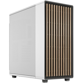 Fractal Design North XL Chalk White Mesh- Three 140mm Aspect PWM Fans Included- Type C USB- EATX Airflow Full Tower PC Gaming case