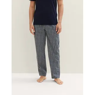 Tom Tailor Pyjamahose Dakota mit klassichem Karo-Design grün 56