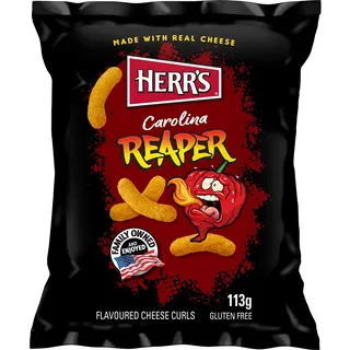 Herr ́s Herr's Carolia Reaper Cheese Curls 113g