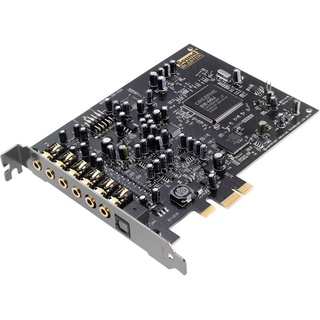 Creative Sound Blaster Audigy Rx PCIe-Soundkarte (7.1-Surroundklang, zwei Mikrofoneingänge, Hardware-beschleunigte EAX-Effekte, leistungsstarker Kopfhörerverstärker)