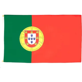 AZ FLAG - Flagge Portugal - 150x90 cm - Portugiesische Fahne 90 x 150 Cm Feiner Polyester - Flaggen