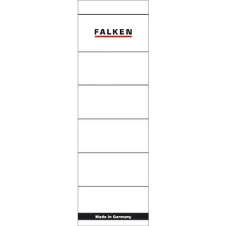 Falken Ordneretikett 80037047 breit/kurz sk weiß 10 St./Pack.