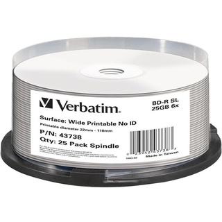 Verbatim BD-R 25GB 6x, 25er Spindel