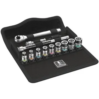 WERA Steckschlüsselsatz 8100 SA 12 HF Zyklop 13-tlg. 1/4 Zoll SW 5-13 mm