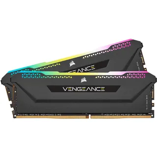 64GB (2x32GB) DDR4 3200 MHz, DDR4-RAM, DIMM RAM, Schwarz
