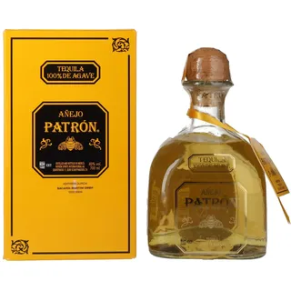 Patrón Tequila Añejo 40% Vol. 0,7l in Geschenkbox