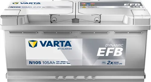 Varta N105 Dynamic EFB 605 500 095 Autobatterie 105Ah