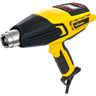 WAGNER Heißluftpistole FURNO 750 - Max.630°C, 2000 W, Ergonomischer Handgriff inkl. Abstrahl-, Reflektor-, Zentrier-, Breitstrahldüse, Farbschaber und LCD-Anzeige