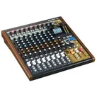 Tascam Model 12 Mischpult mir Interface mit Kabel (Studio- und Livemixer), Mischpult, Schwarz