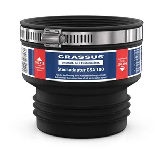 Crassus Steckadapter CSA 070 73-85 x 69-75mm bis 0,5 bar
