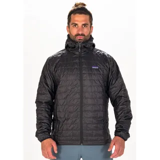Patagonia Herren Nano Puff Hoodie Jacke (Größe S, schwarz)
