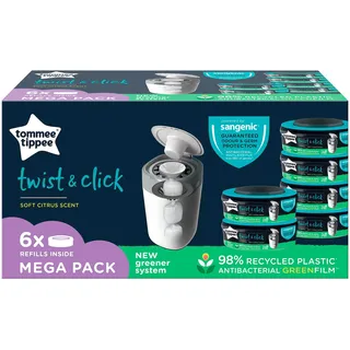 TOMMEE TIPPEE Twist & Click Nachfüllkassette 6 Stück