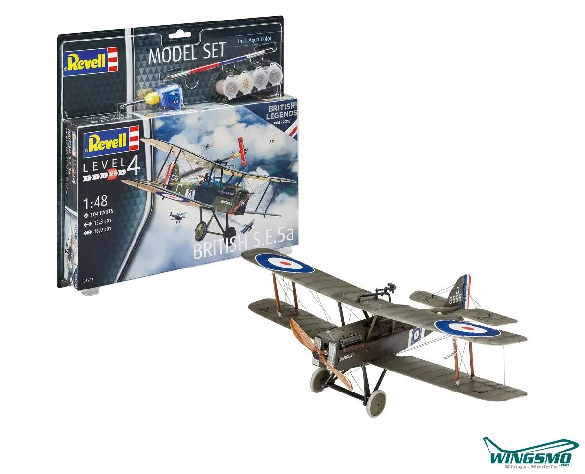 Revell Model Set British Legends S.E. 5a 63907