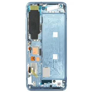 OEM Display-Einheit + Rahmen für Xiaomi Mi 10 (C-Version) twilight grey (Display, Xiaomi Mi 10T 5G), Mobilgerät Ersatzteile, Schwarz