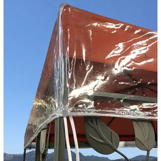Quick Star Pavillon Schutzhaube 2x3m Wasserdicht Transparent