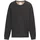 1038426 Basic Knit Pullover Black Grey Melange M