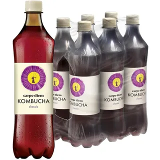 Carpe Diem Kombucha Classic, 6er Pack, EINWEG (6 x 750 ml) incl. 1,50€ Pfand