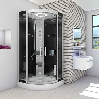 AcquaVapore Duschkabine Dusche D58-03T1 Komplettdusche Fertigdusche 80x80 cm
