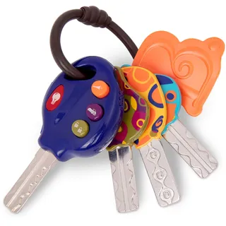 B. toys Luckeys Spielzeugschlüssel Blau für Kinder und Babys – Autoschlüssel Spielzeug mit Licht und Geräuschen Baby Spielzeug ab 10 Monaten
