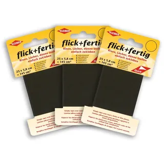 Kleiber 145 cm2 Flick + Fertig Selbstklebendes Reparaturband aus Nylon, braun