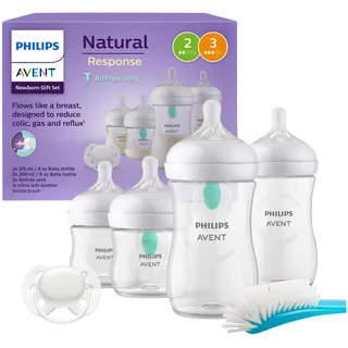 Philips AVENT Natural Response - Flaschen-Set mit AirFree Ventil - SCD657/11