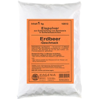 Softeispulver Erdbeer-Geschmack, 1 kg
