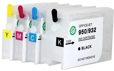 Wiederbefüllbare Tintenpatronen HP 950 & 951 XL mit Auto Reset Chips
