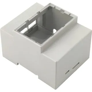Joy-It RB-CaseP4+07 SBC-Gehäuse Passend für (Entwicklungskits): Raspberry Pi® zur Hutschienenmontage Grau