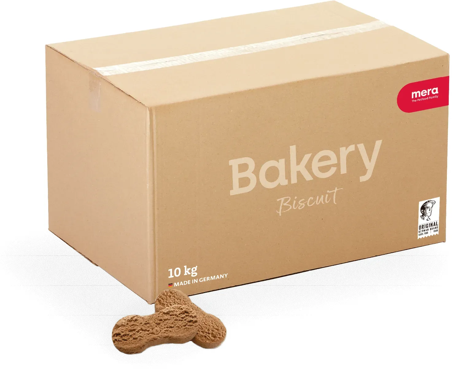 mera Bakery Biscuits Leckerlie für Hunde | Die schmackhafte Belohnung | Hundesnacks | Lecker und gesund belohnen, trainieren und verwöhnen 10kg