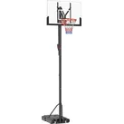 Basketballkorb 235-305 cm höhenverstellbar, Basketballständer, mit Rollen, für Outdoor, Stahl -