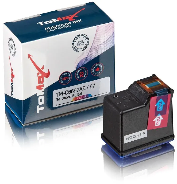 ToMax Premium ersetzt HP C6657AE / 57 Druckkopfpatrone, color
