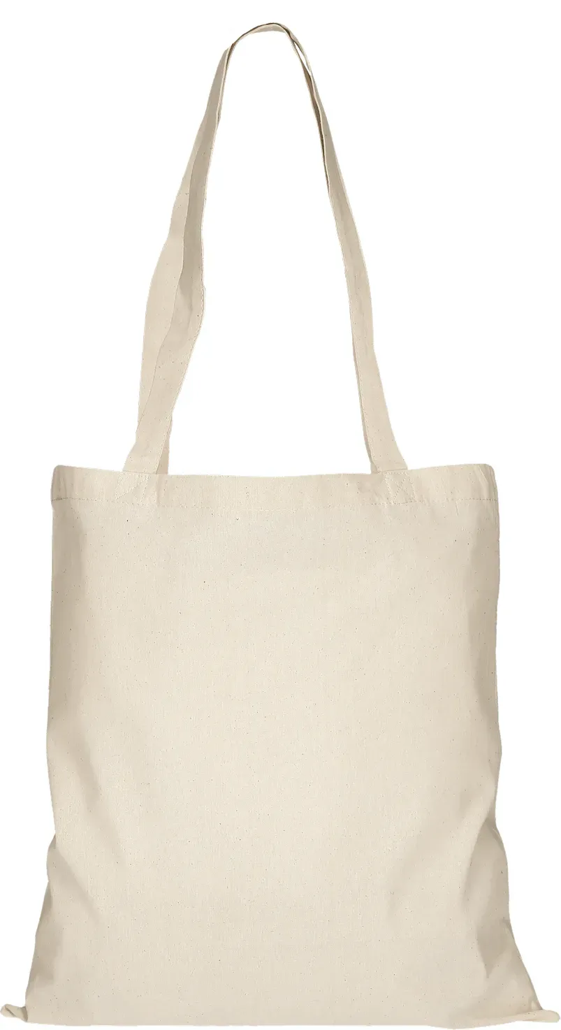TEXXILLA 10er | 25er | 100er Pack Baumwolltasche Organic aus zertifizierter Produktion mit Zwei Langen Henkeln | 38x42cm | Jutebeutel, natur